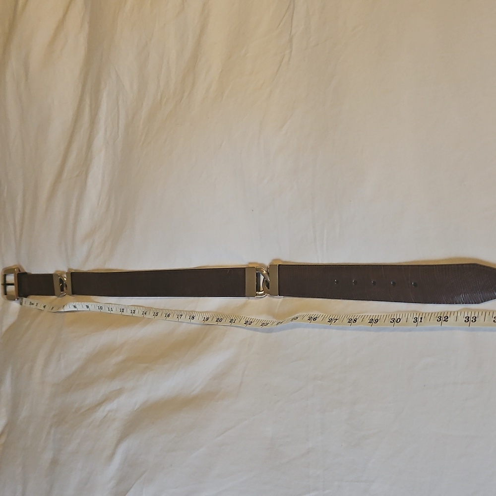 Ladies Vintage Brighton Brown Leather Belt.  Medium